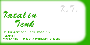 katalin tenk business card